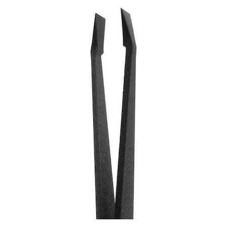 Botron B09901 Black Tweezer 4.7in Min. Qty 10 by USA Botron Inspection & Retrieving Tweezers