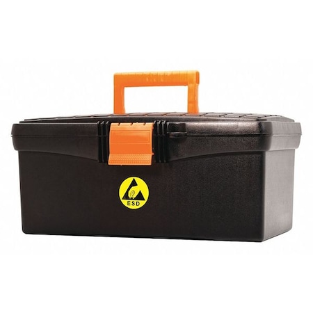 Botron B0948 Black Conductive Tool Box by USA Botron Portable Tool Boxes & Chests