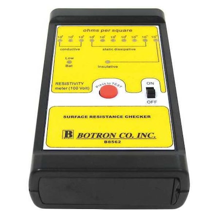 Deluxe Surface Resistivity Tester by USA Botron Precision Measuring Surface Testers