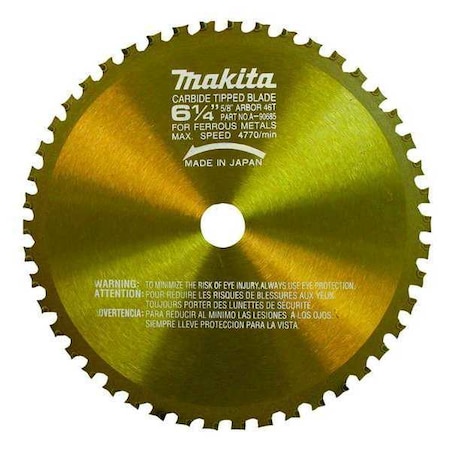 Saw Blade 6 1/4" 46T by USA Makita Circular Power Saw Blades