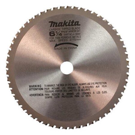 Saw Blade 6 1/4" 56T by USA Makita Circular Power Saw Blades