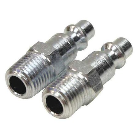 Industrial Fitting M 1/4" x 1/4" PK2 by USA Makita Pneumatic Hose Quick Connect Fittings