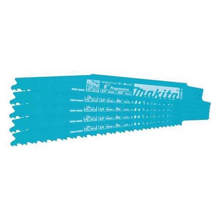All Purpose Saw Blade 6" PK5 by USA Makita Reciprocating Power Saw Blades