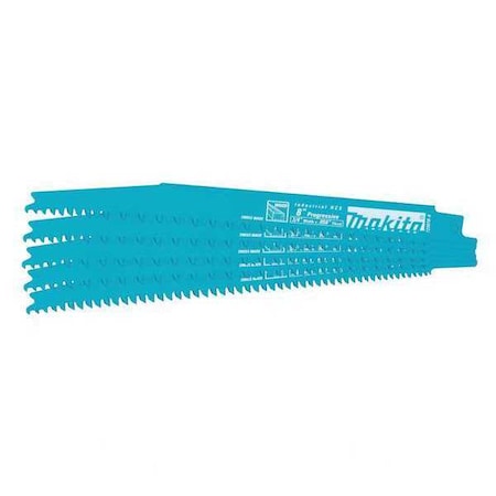 Wood Cutting Saw Blade 8" PK5 by USA Makita Reciprocating Power Saw Blades