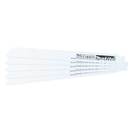 All Purpose Saw Blade 9" 10/14 TPI PK5 by USA Makita Reciprocating Power Saw Blades