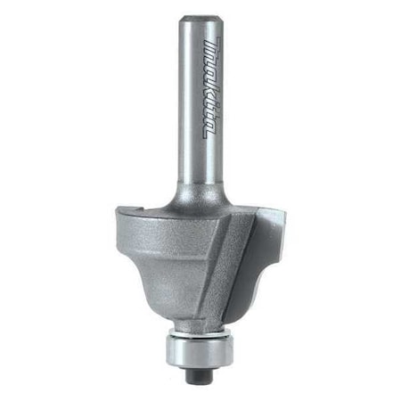 Bit 1/4"ROG 2FL 1/4"SH C.T. 3606 by USA Makita Power Router Bits