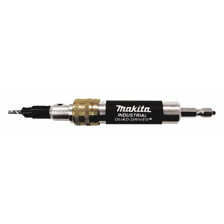 Industrial Quad Driver No.8 by USA Makita Screwdriver Bits