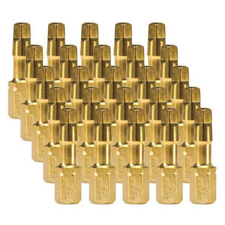 Impact Gold No.2 Square Insert Bit PK25 by USA Makita Screwdriver Bits