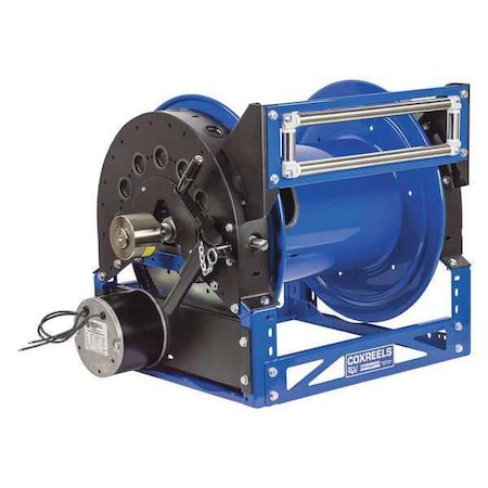 Motor Hybrid Hose Reel 1 1/2inx95ft No.6 by USA Coxreels Pneumatic Motorized Hose Reels