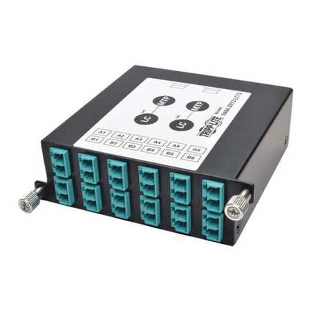 Fiber Cassette 40Gb 10Gb 12 LC Duplex by USA Tripp Lite Industrial Automation Programmable Controller Accessories