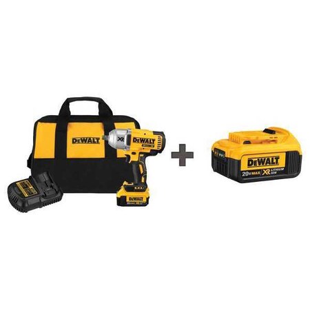 Cordless Impact Wrench Straight Type DCF899M1 / DCB204 by USA Dewalt Cordless Power Impact Tools