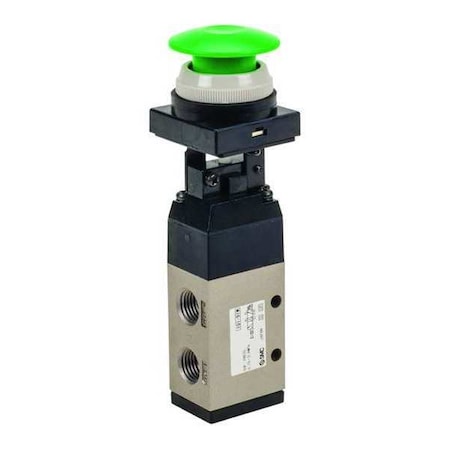 Mechanical Valve 5 Port Pilot/Plunger by USA SMC Pneumatic Manual Air Control Valves