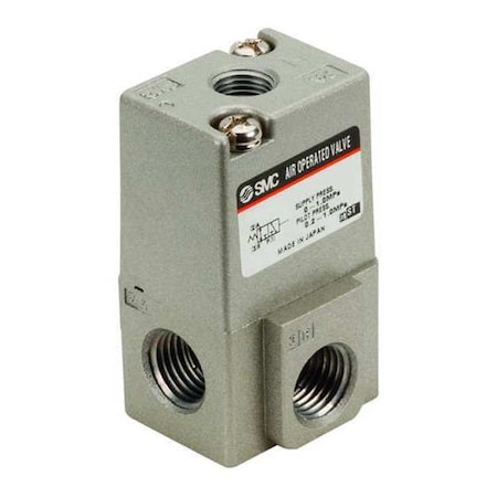 Air Operated 3 Port Valve 1/4" Port by USA SMC Pneumatic Solenoid Air Control Valves