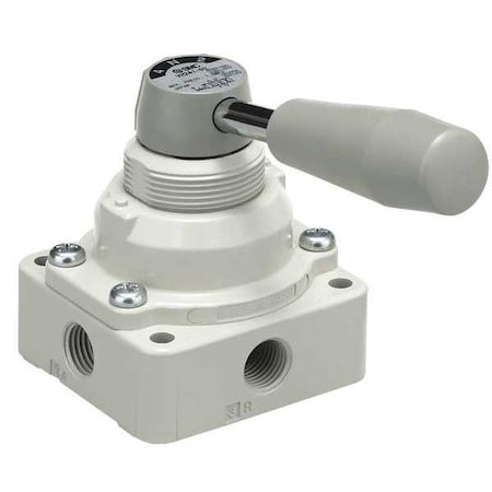 Hand Valve 1/4" Side Port 1/4" Port by USA SMC Pneumatic Flow Control Valves
