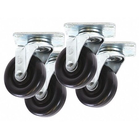 Casters Jetstream 250 Series PK4 by Portacool in US