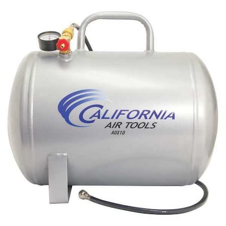 Portable Steel Air Tank 10 gal. by USA California Air Tools Air Compressor Portable Air Tanks