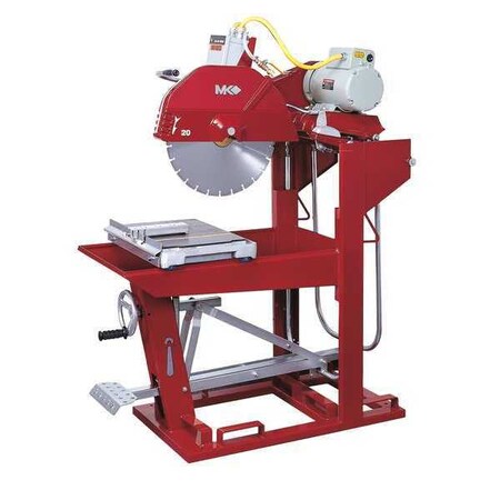 Block Saw 460V 3 Phase 14" 7 1/2 HP by USA MK Diamond Power Masonry Saws