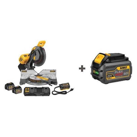 Cordless Miter Saw Kit w/Battery by USA Dewalt Power Miter Saws