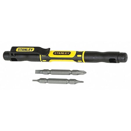 Pocket Screwdriver 4 in 1 Black by USA Stanley Screwdrivers