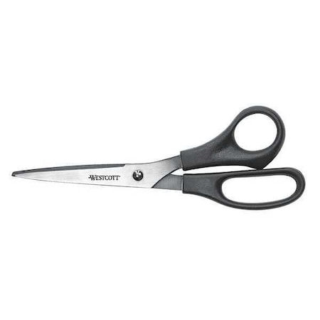Scissors 8" Straight Black by USA Westcott Snips Shears & Scissors