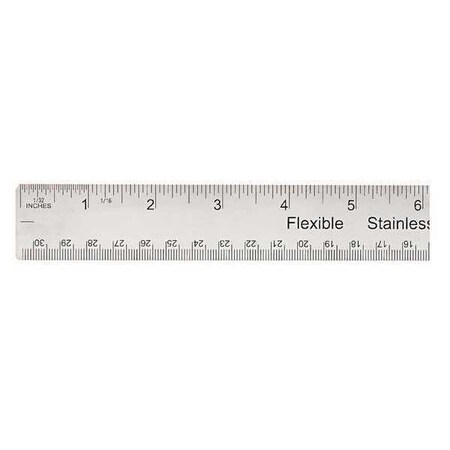Ruler 12" Stainless Steel Cork Back by USA Universal Rulers & Straight Edges