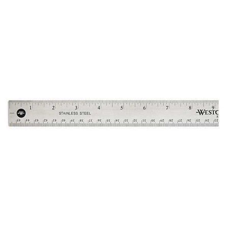 Ruler Stainless Steel 18 by USA Westcott Rulers & Straight Edges