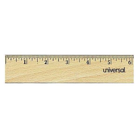 Ruler Wood 12" Double Edge by USA Universal Rulers & Straight Edges