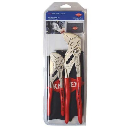 Pliers Wrench Set With Keeper Pouch 2Pc by USA Knipex Pliers Sets
