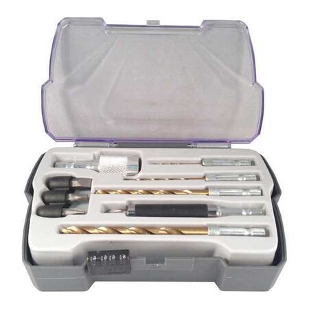 Quick Change Drill Drive Set 10 pcs. by USA Blu Mol Drill Accessories