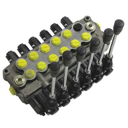 Hydraulic 4 Way 3 Position Valve 8 gpm Model MB61BBBBBB5C1 by USA Wolverine Hydraulic Control Valves