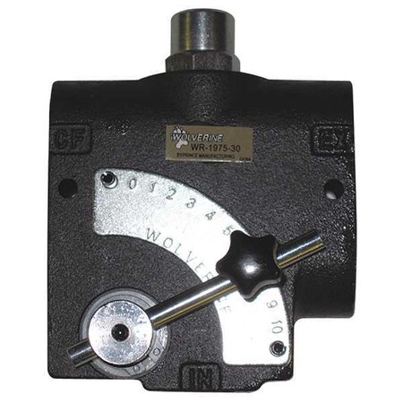 Flow Control w/Relief 3/8" FNPT 0 8 gpm by USA Wolverine Pneumatic Flow Control Valves