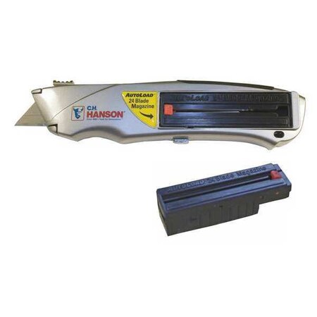 Auto Load Knife Two 24 Blades Cart by USA C.H. Hanson Utility Knives