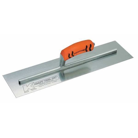 Concrete Trowel Square 4 x 18 in Steel by USA Kraft Tool Masonry Tools