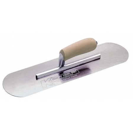Pool Trowel Round 3 x 10 in Swedish SS by USA Kraft Tool Masonry Tools