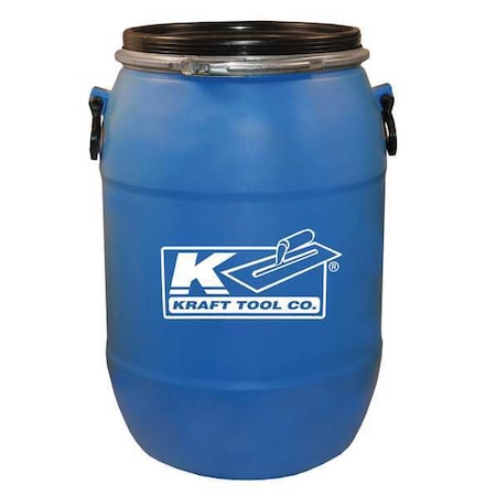 Mixing Barrel w/Lid 15 gal Plastic by USA Kraft Tool Asphalt Tools