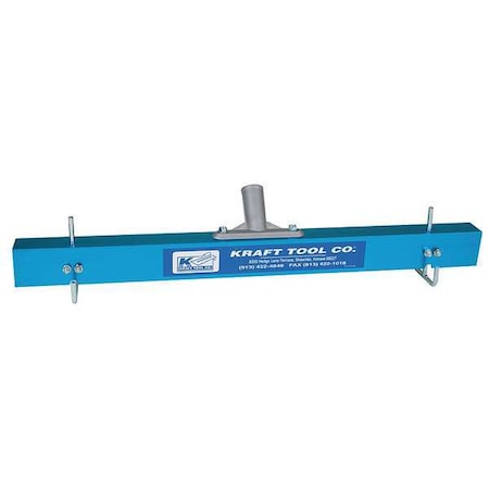 Concrete Gauge Rake 24 in Aluminum by USA Kraft Tool Masonry Tools