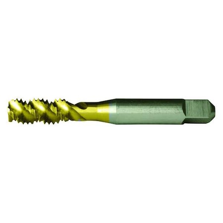 Tap #6 32 Thread Size TiN HSS Bottoming by USA Greenfield Threading Taps
