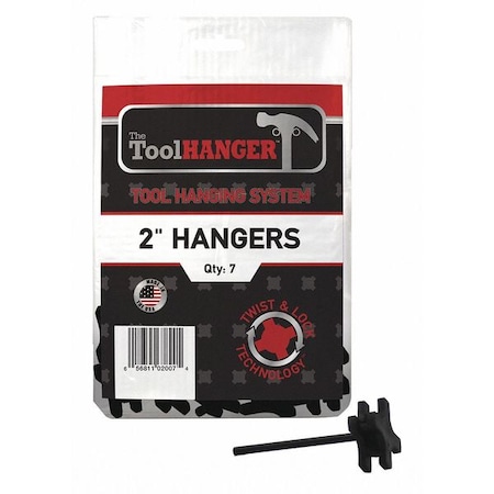 Tool Hanger Black 1 lb. Capacity PK7 by USA Toolhanger Tool Hangers