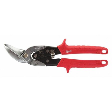 Offset Snip Left 5" Cutting Length by USA Milwaukee Metal Cutting Snips & Sheet Metal Tools