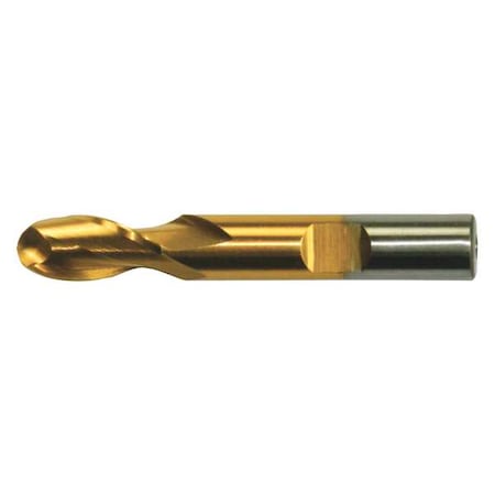Ball End Mill General Purpose Cobalt Type C32741 by USA Cleveland High Speed Steel End Mills