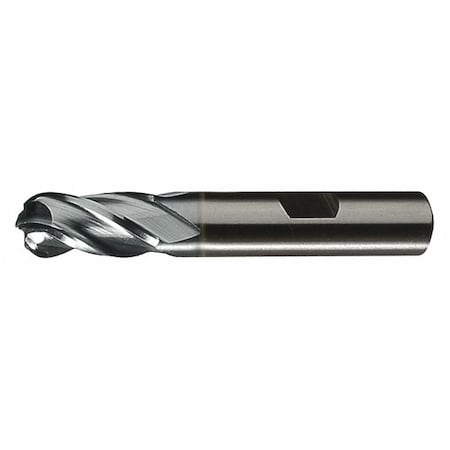 Ball End Mill General Purpose Cobalt Type C32761 by USA Cleveland High Speed Steel End Mills