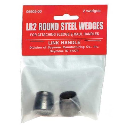 Wedge Round Steel 9/16" x 9/16" PK12 by USA Seymour Midwest Hammer Parts