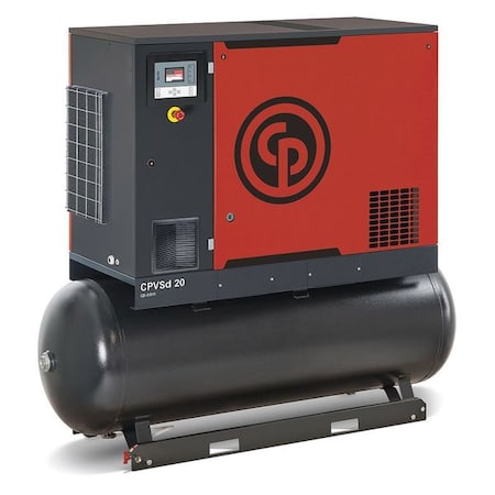 Rotary Screw Air Comp 20 HP by USA Chicago Pneumatic Rotary Screw Air Compressors