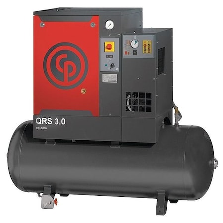 Rotary Screw AirComp Dryer 3 HP 60 gal. by USA Chicago Pneumatic Rotary Screw Air Compressors