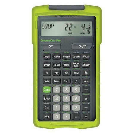 Advanced Concrete Calculator by USA Calculated Industries Construction Calculators