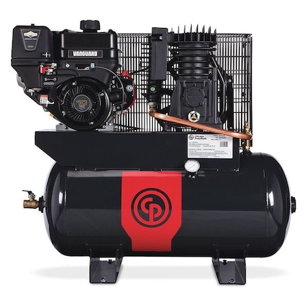 Piston Compressor 10 HP Intek Gas Drive by USA Chicago Pneumatic Piston Air Compressors/Vacuum Pumps
