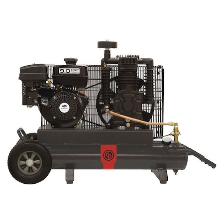 Piston Compressor 9 HP Subaru Gas Drive by USA Chicago Pneumatic Piston Air Compressors/Vacuum Pumps