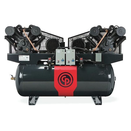 Piston Compressor 20 HP 200 gal. Tank by USA Chicago Pneumatic Piston Air Compressors/Vacuum Pumps