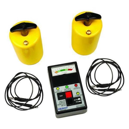 Analog Surface Resistance Meter Kit by USA Desco Precision Measuring Surface Testers