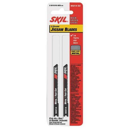 2 3/4In14TPIMetal/FastHSSU BldRepl PK2 by USA Skil Power Jig Saw Blades